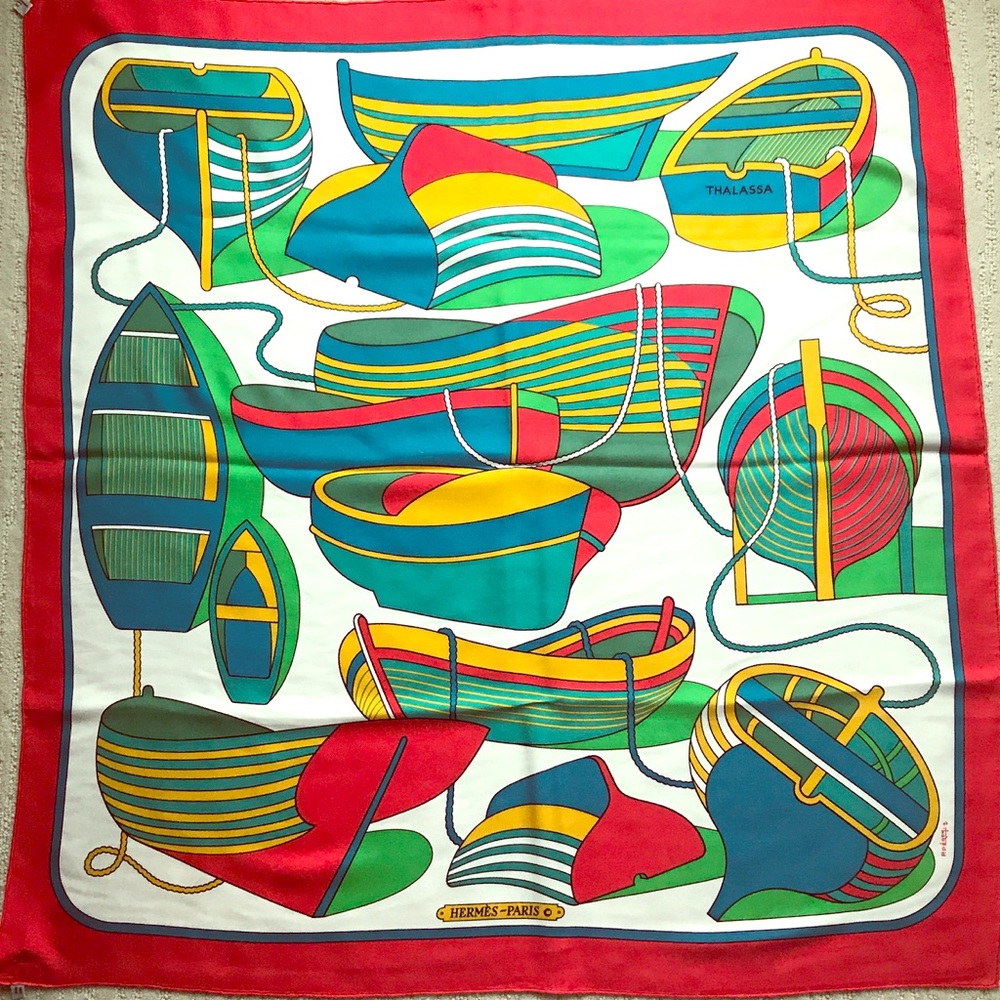Hermes Thalassa Scarf